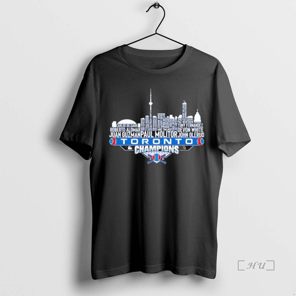 Officials Toronto Blue Jays 2025 World Series Champions Skyline Premium T Shirt Sweater