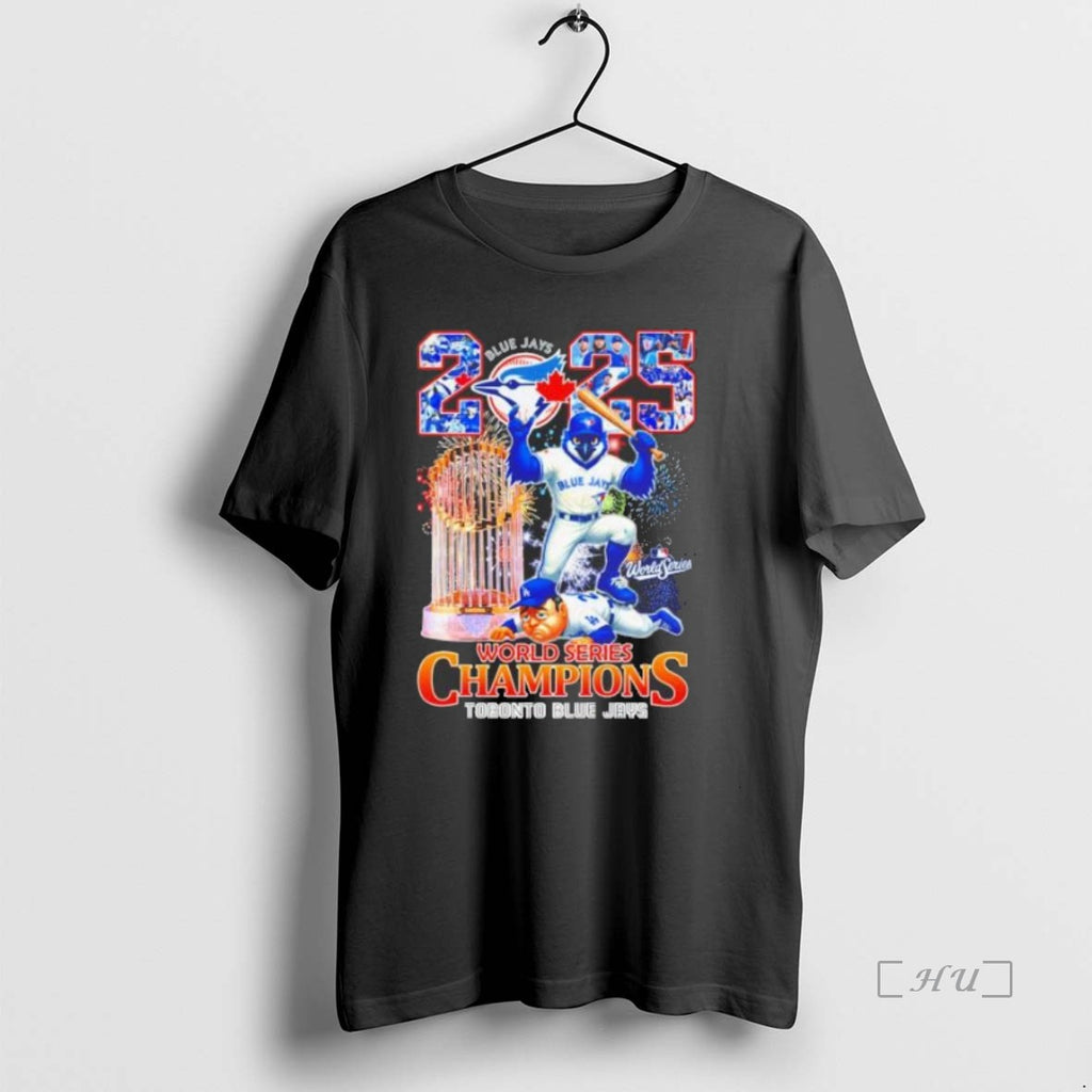 Officials Toronto Blue Jays 2025 World Series Champions Mascot Premium T Shirt Sweater