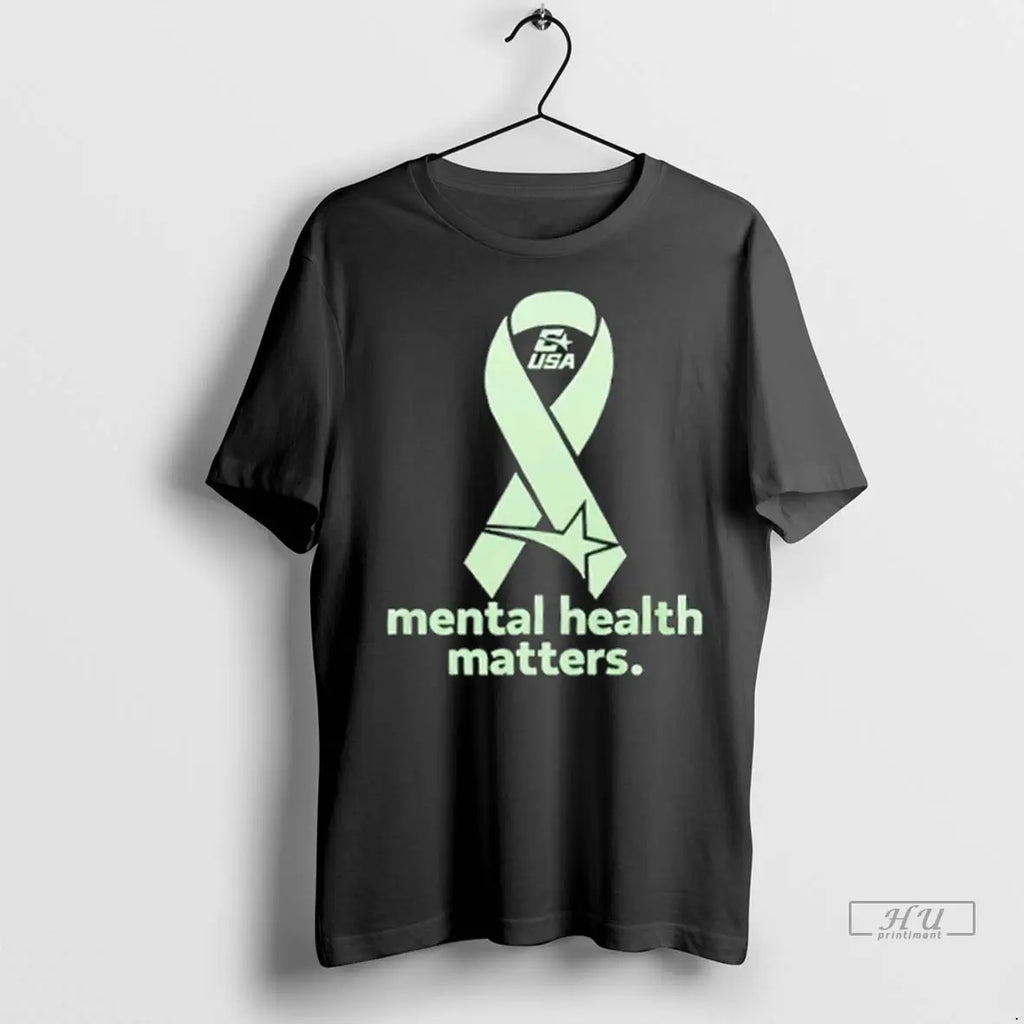 Officials Usa Mental Health Matters At Utep 2 Sided T Shirt