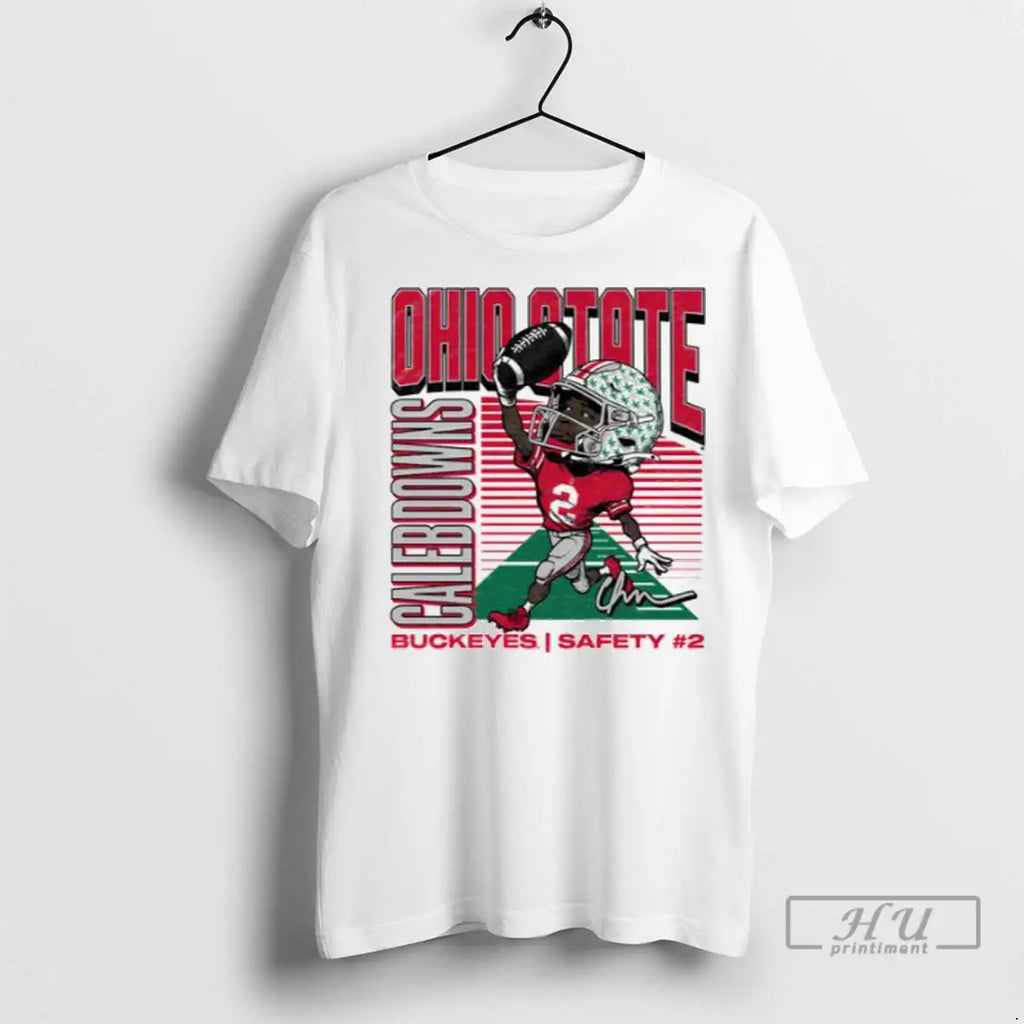 Officials Caleb Downs Ohio State Caricature Tee Men T Shirt