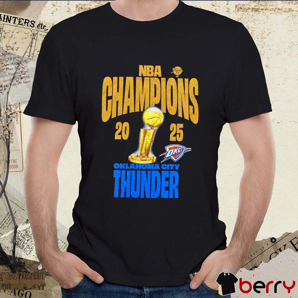 Oklahoma City Thunder Won For The City 2025 Finals Champions Locker Room shirt