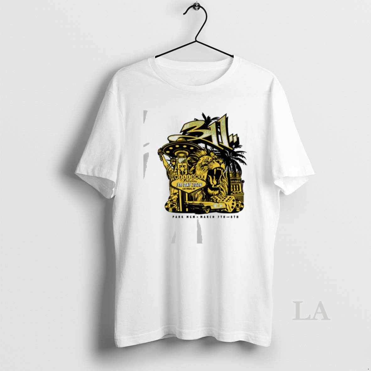 Original 311 At Park Mgm In Las Vegas Nv On Mar 7 8 2026 Tee