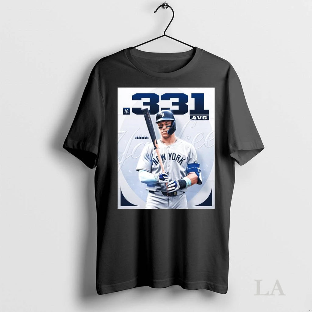 Original Aaron Judge New York Yankees 331 Avg 2025 Long Sleve