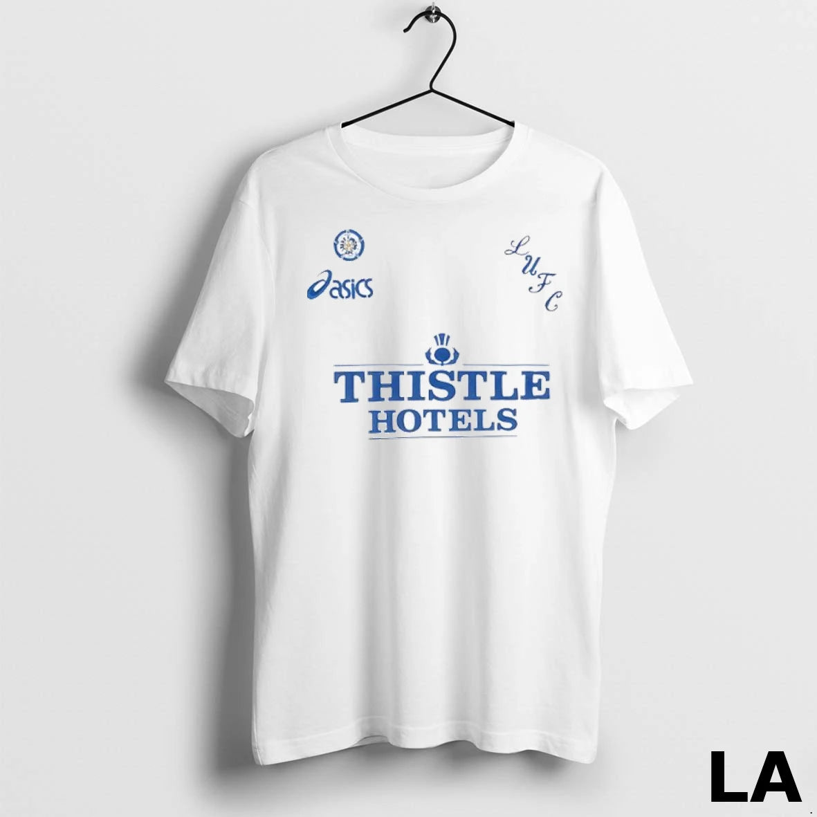 Original Asics Thistle Hotels Leeds United Home Football Ladies