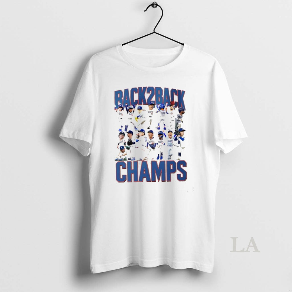 Original Awesome Los Angeles Dodgers Back 2 Back Mini Champs