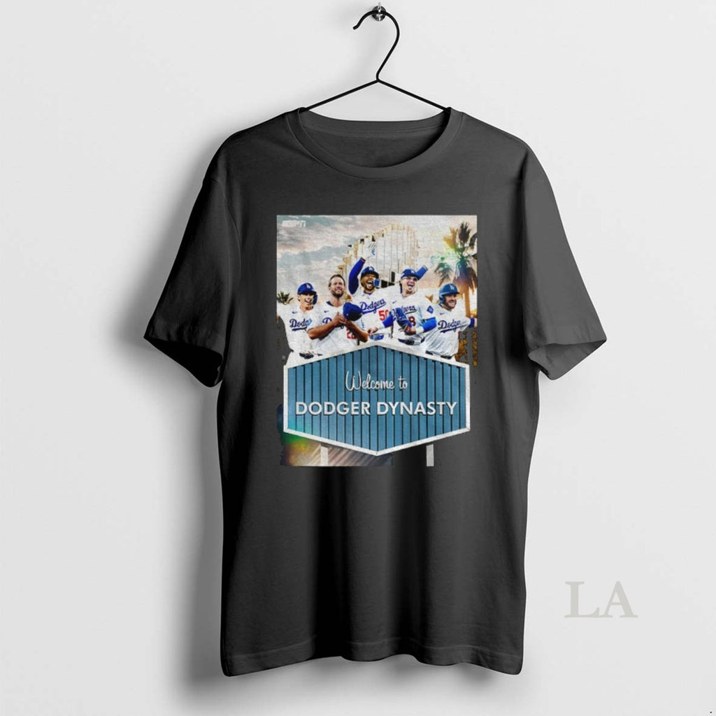 Original Big Five Los Angeles Dodgers Mlb Baseball Welcome To Dodgers Dynasty World Series