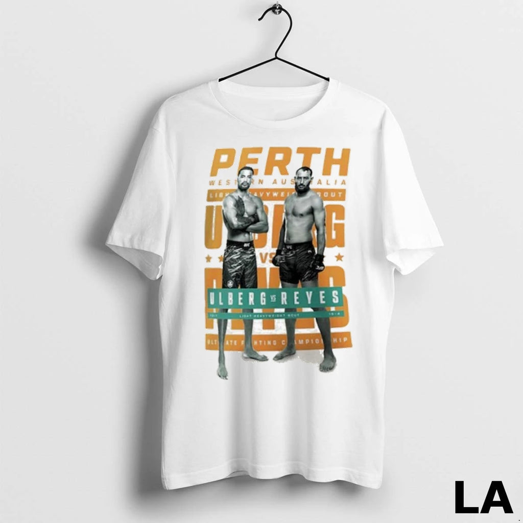 Original Carlos Ulberg Vs Dominick Reyes Ufc Merch Fight Night Perth