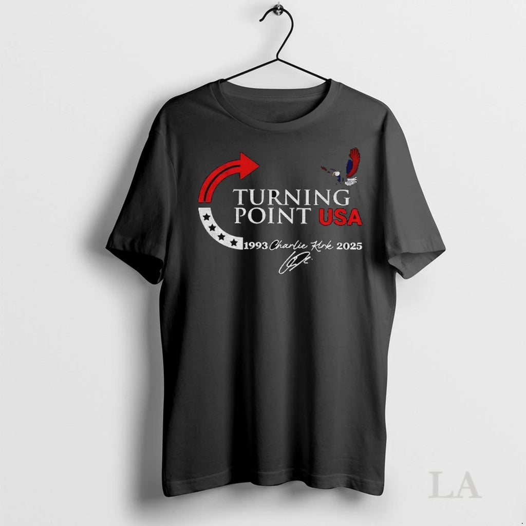 Original Charlie Kirk Freedom This Is The Turning Point Usa Signature