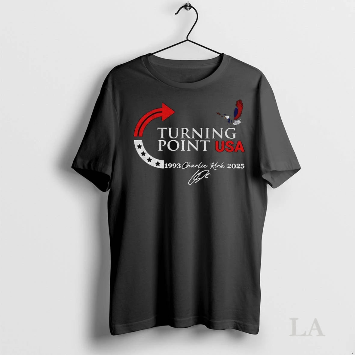 Original Charlie Kirk Freedom This Is The Turning Point Usa Signature
