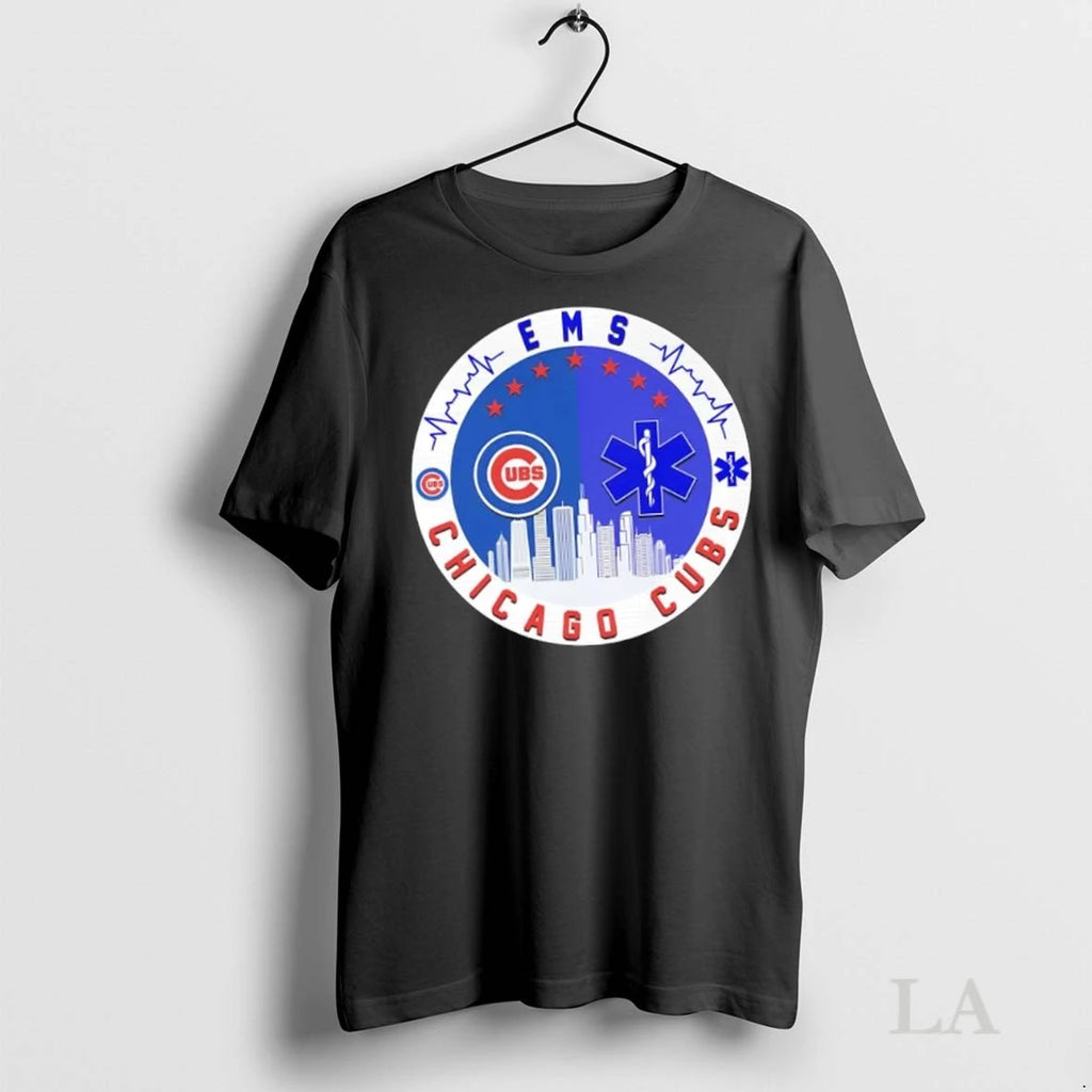 Original Chicago Cubs Baseball Heartbeat Ems Skyline