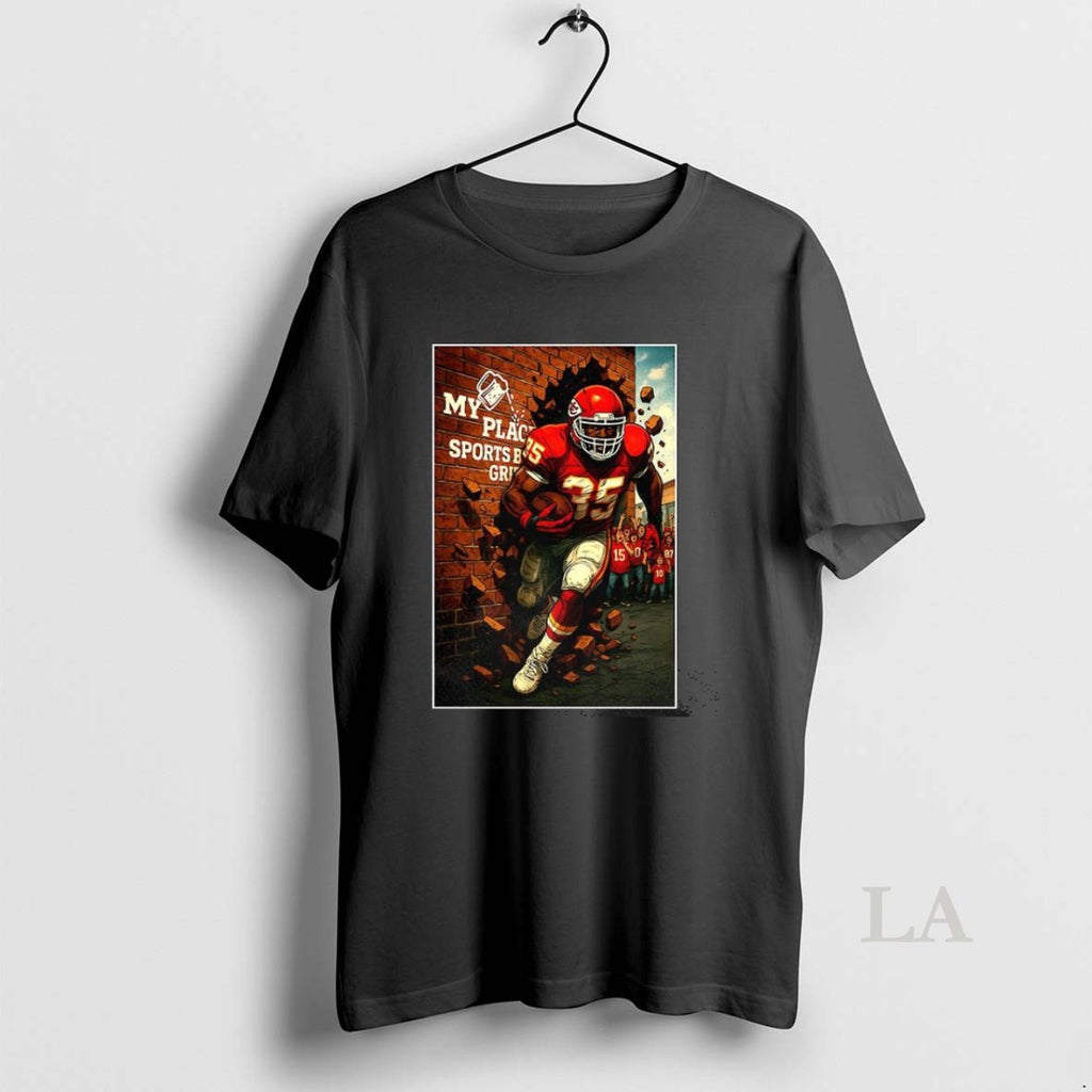 Original Christian Okoye Kansas City Chiefs Football My Place Sports Bar And Grill