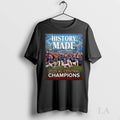 Original Cleveland Guardians History Made 2025 Al Central Champions 2025 Long Sleve