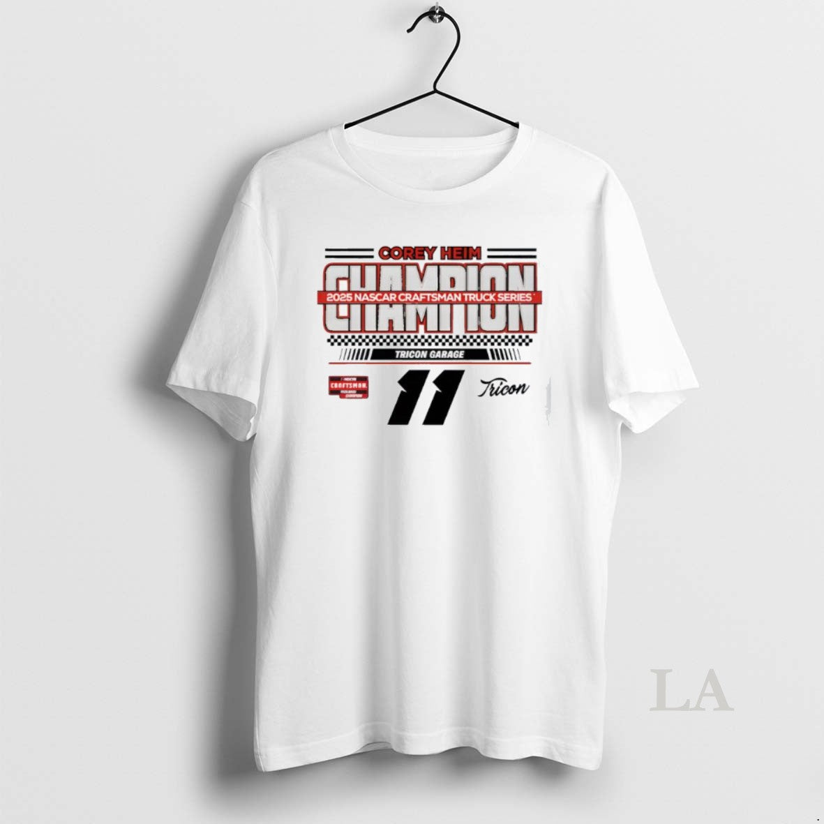 Original Corey Heim Checkered Flag Sports 2025 Nascar Craftsman Truck Series Champion