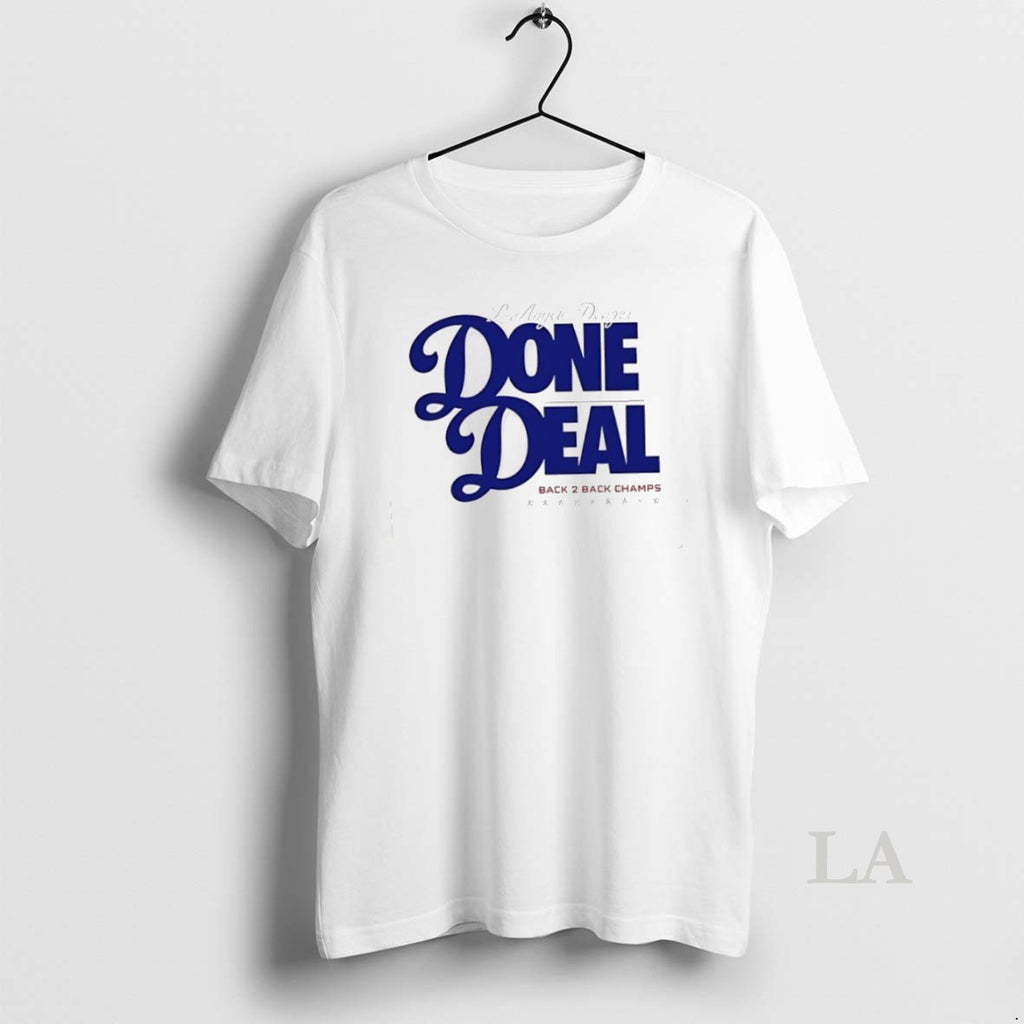 Original Done Deal La Back 2 Back Los Angeles Dodgers 2025