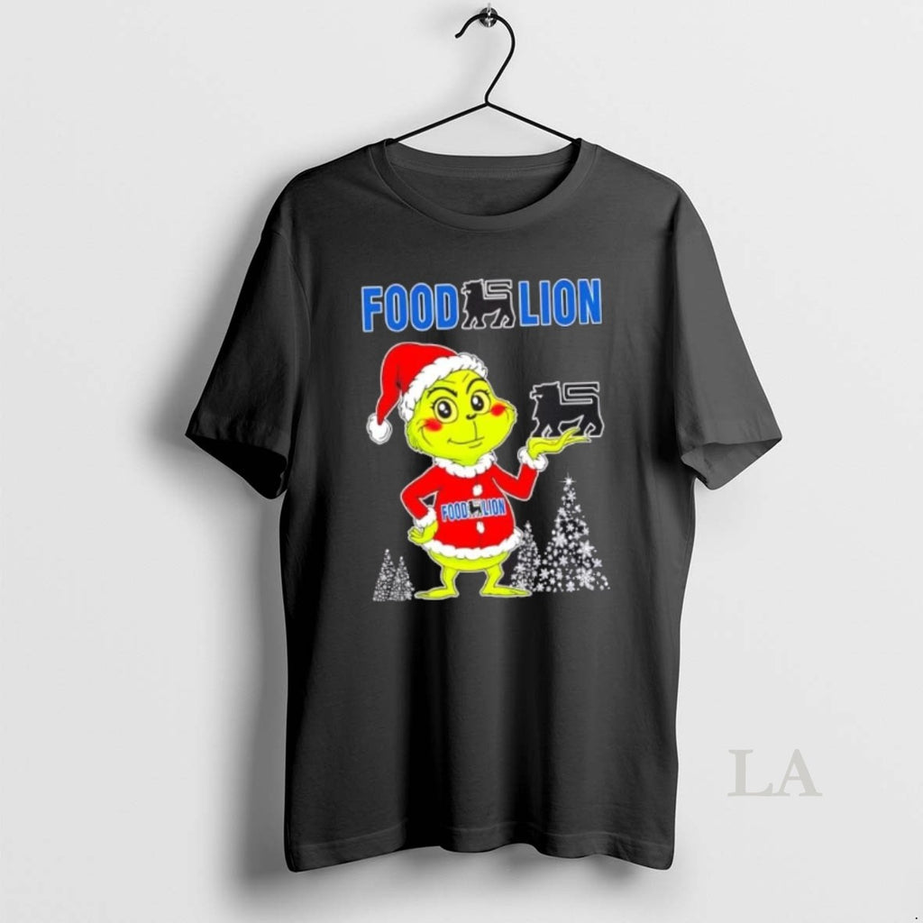 Original Food Lion And Grinchmas Christmas Tree