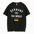 Original Germany Vs The World Flag Black Tshirts Jpg