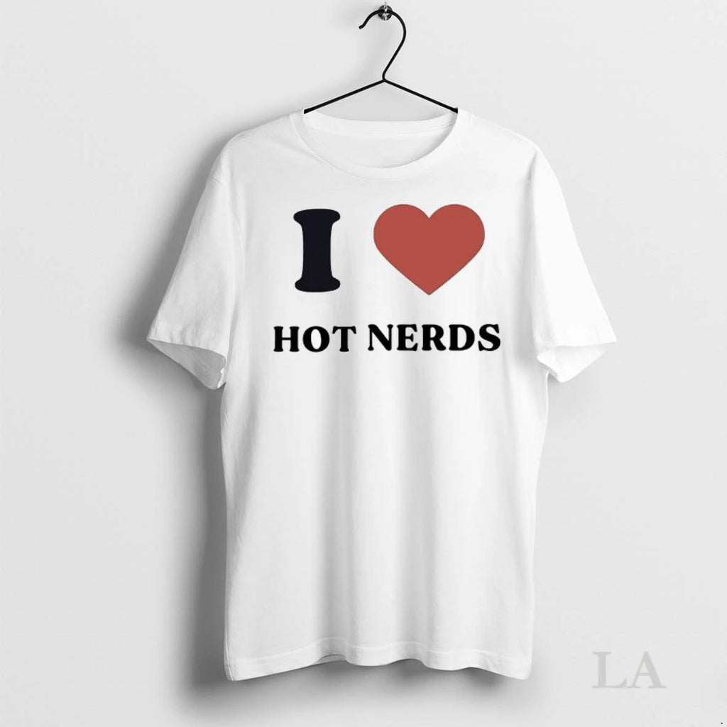 Original I Love Hot Nerds Redheart Ladies