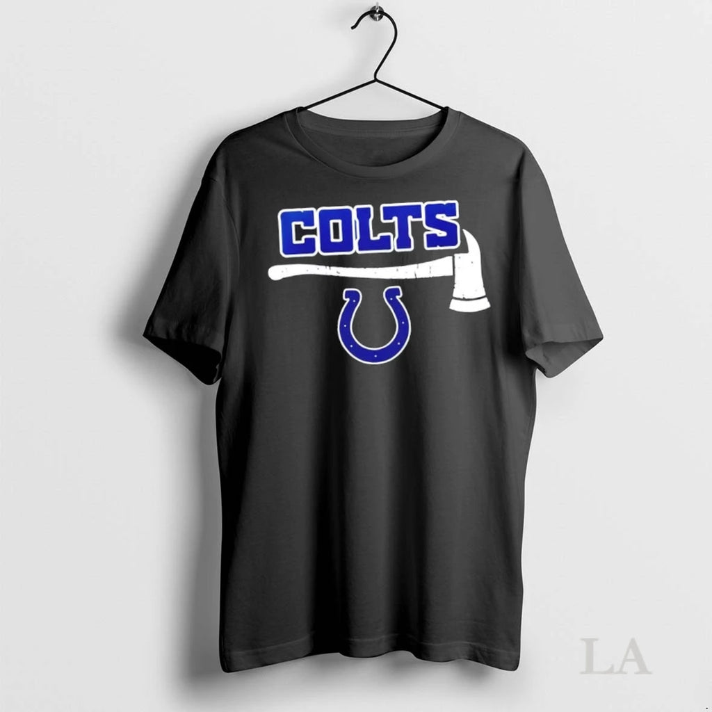 Original Indianapolis Colts Firefighter Appreciation Day 2 Sided