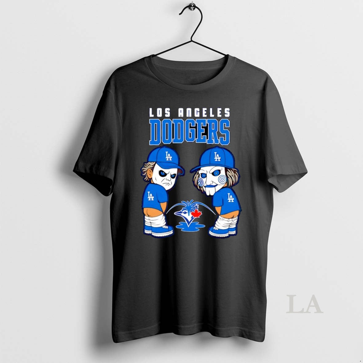 Original Jigsaw Los Angeles Dodgers Peeing Toronto Blue Jays Baseball