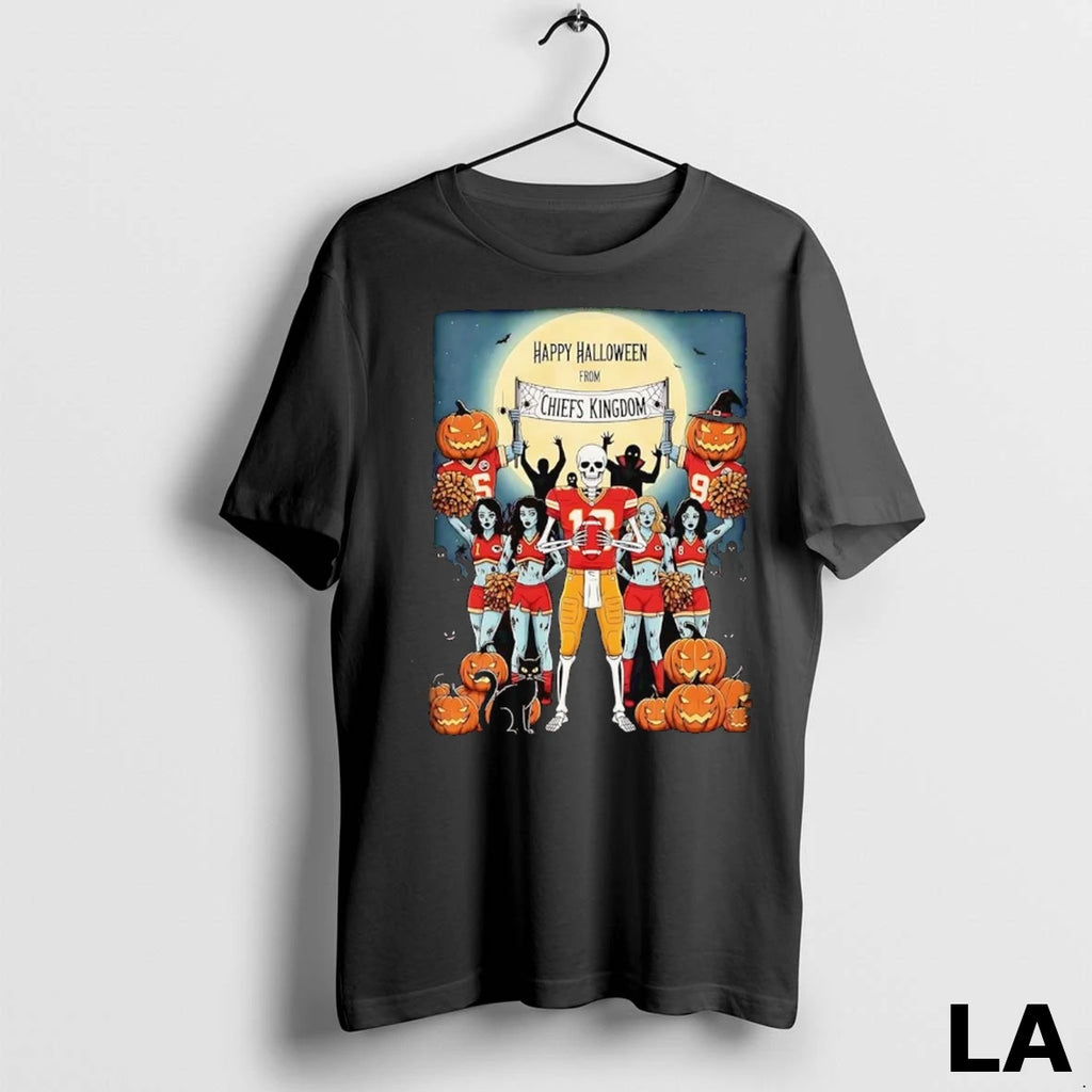 Original Kc Chiefs Kingdom Skeletons Happy Halloween
