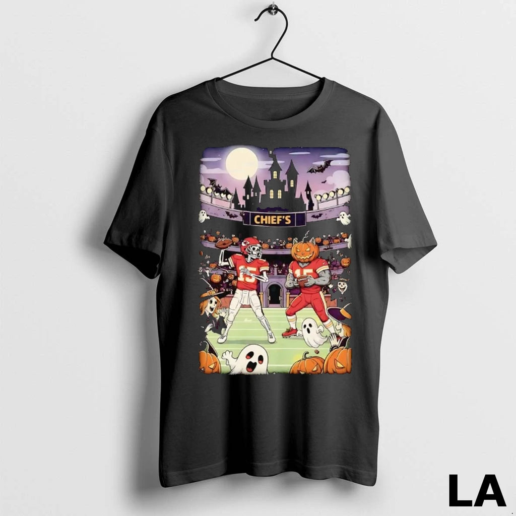 Original Kansas City Chiefs Kingdom Stadium Skeletons Halloween