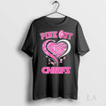 Original Kansas City Chiefs Pink Out Breast Cancer Diamond Logo Ladies