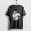 Original Kike Hernandez Middle Finger Los Angeles Dodgers Mlb Baseball Meme Signature