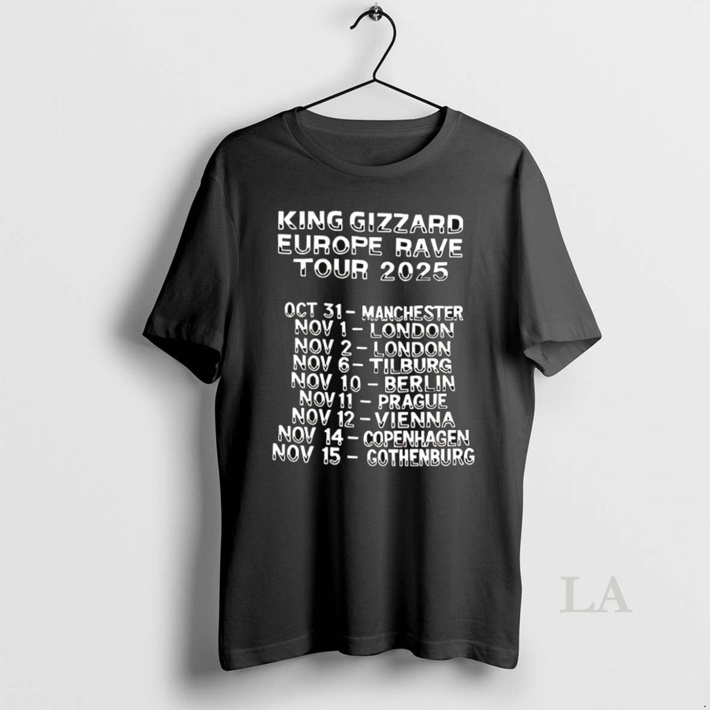 Original King Gizzard Europe Rave Tour 2025 Ceramic Ceramic And Classic Dad Cap