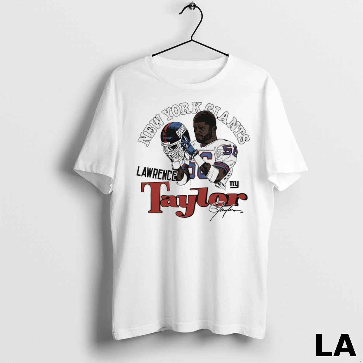Original Lawrence Taylor New York Giants Player Signature Caricature