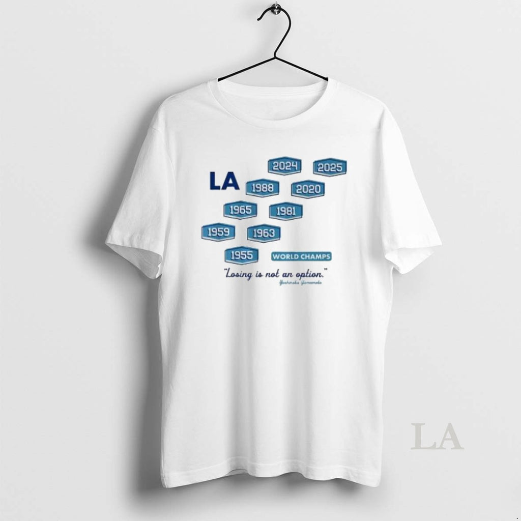 Original Los Angeles Baseball Nine Time World Champs 2025