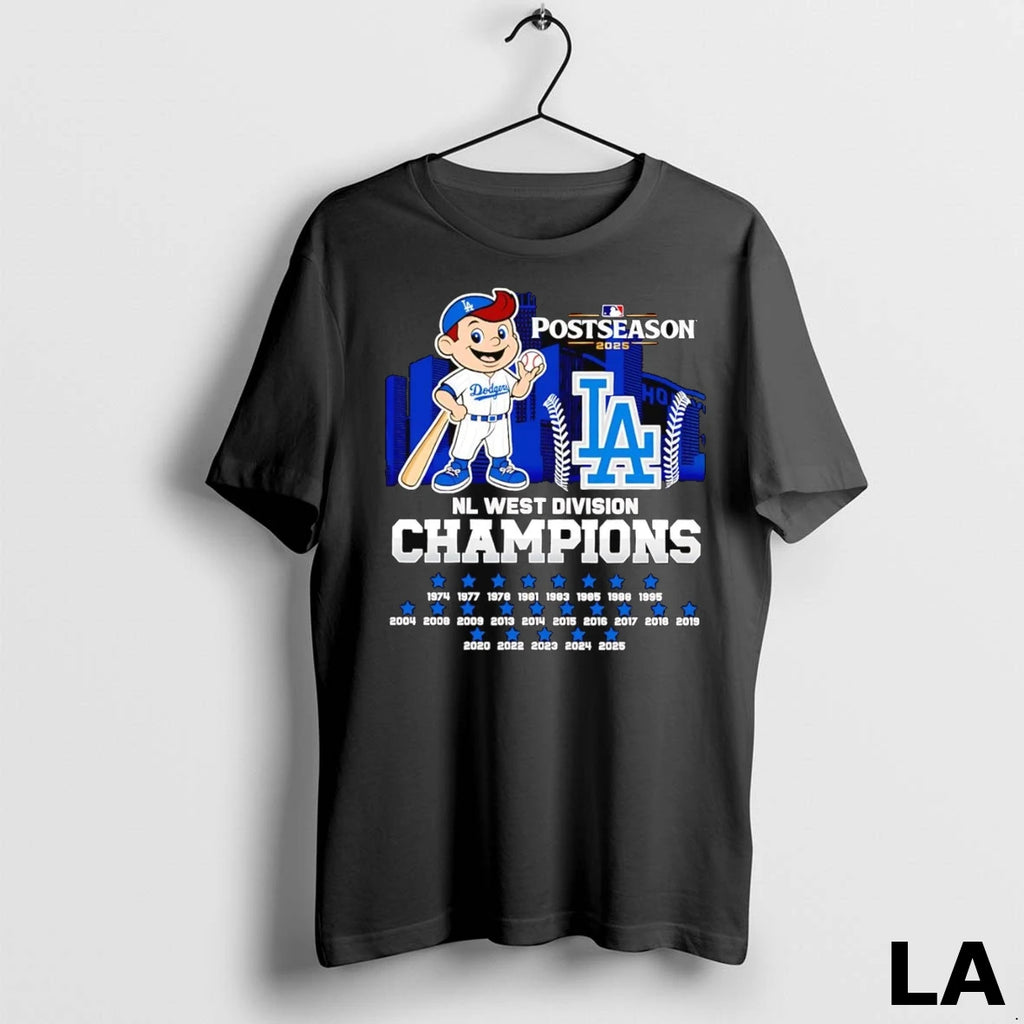 Original Los Angeles Dodgers 2025 Postseason Nl West Division Champions