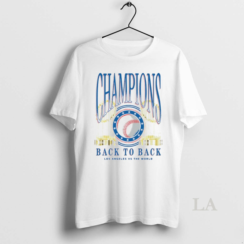 Original Los Angeles Dodgers Back To Back World Baseball Champions Trophy