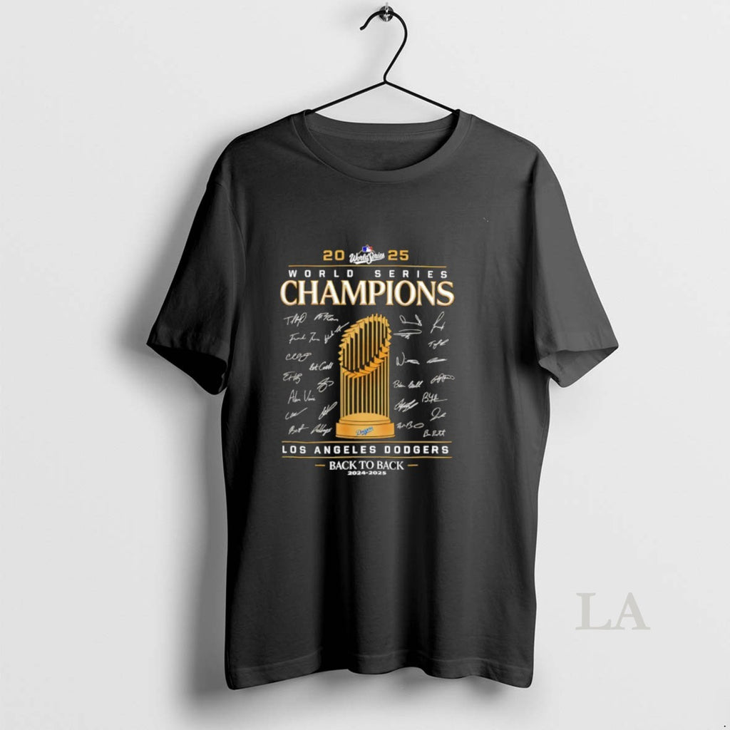 Original Los Angeles Dodgers World Series Champions 2025 Celebrate Signatures