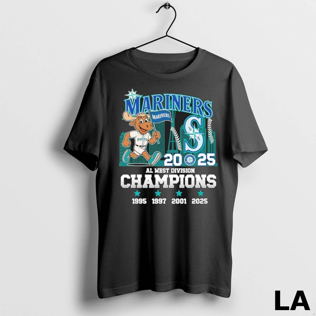 Original Mariners Mascot 2025 Al West Division Champions