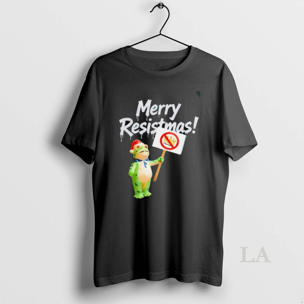 Original Merry Resistmas Frog No Kings