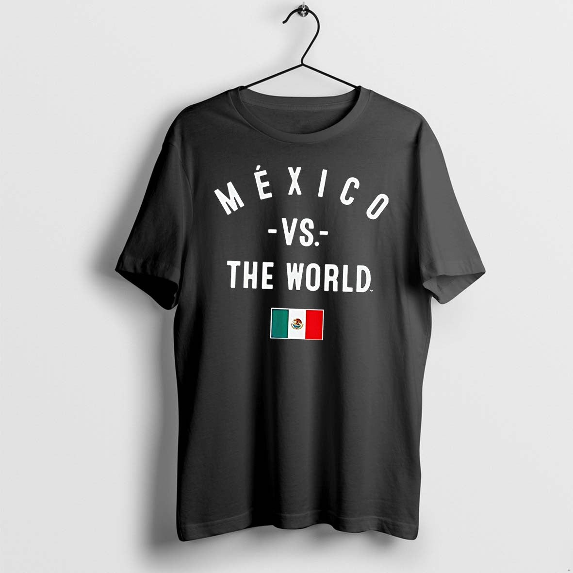 Original Mexico Vs The World Flag Black Tshirts Jpg