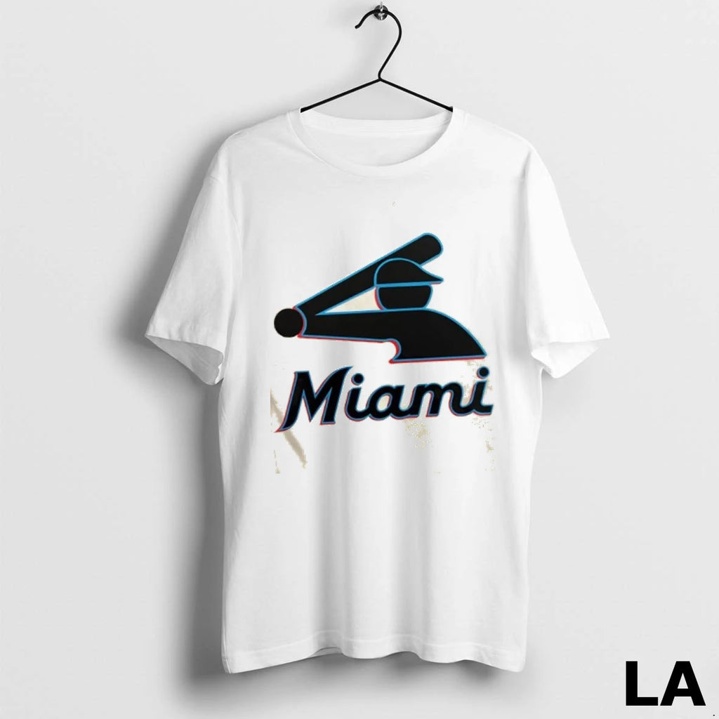 Original Miami Marlins Baseball Stickman 2 Sided