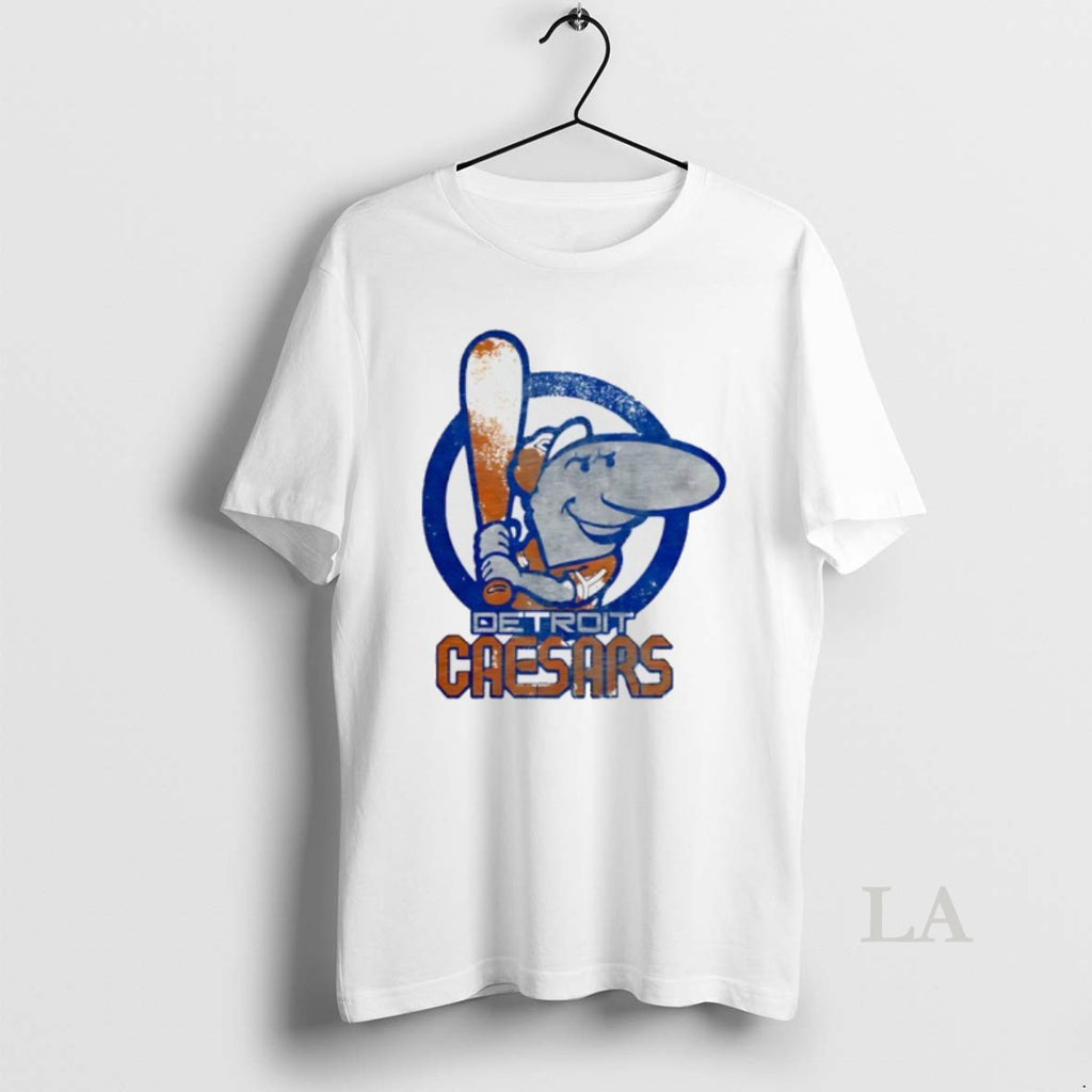 Original Mike Ilitch Detroit Caesars Baseball Logo