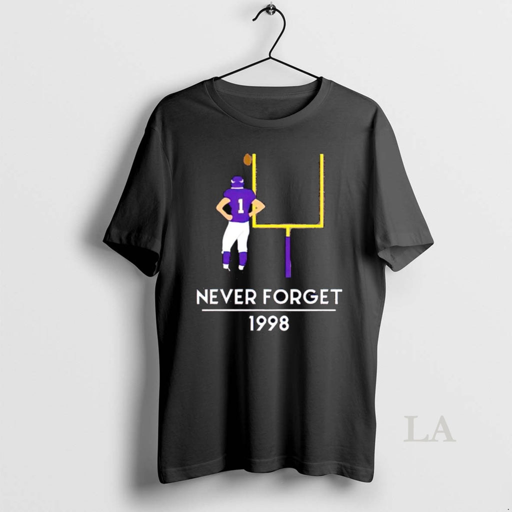 Original Minnesota Vikings Legend Gary Anderson Never Forget 1998