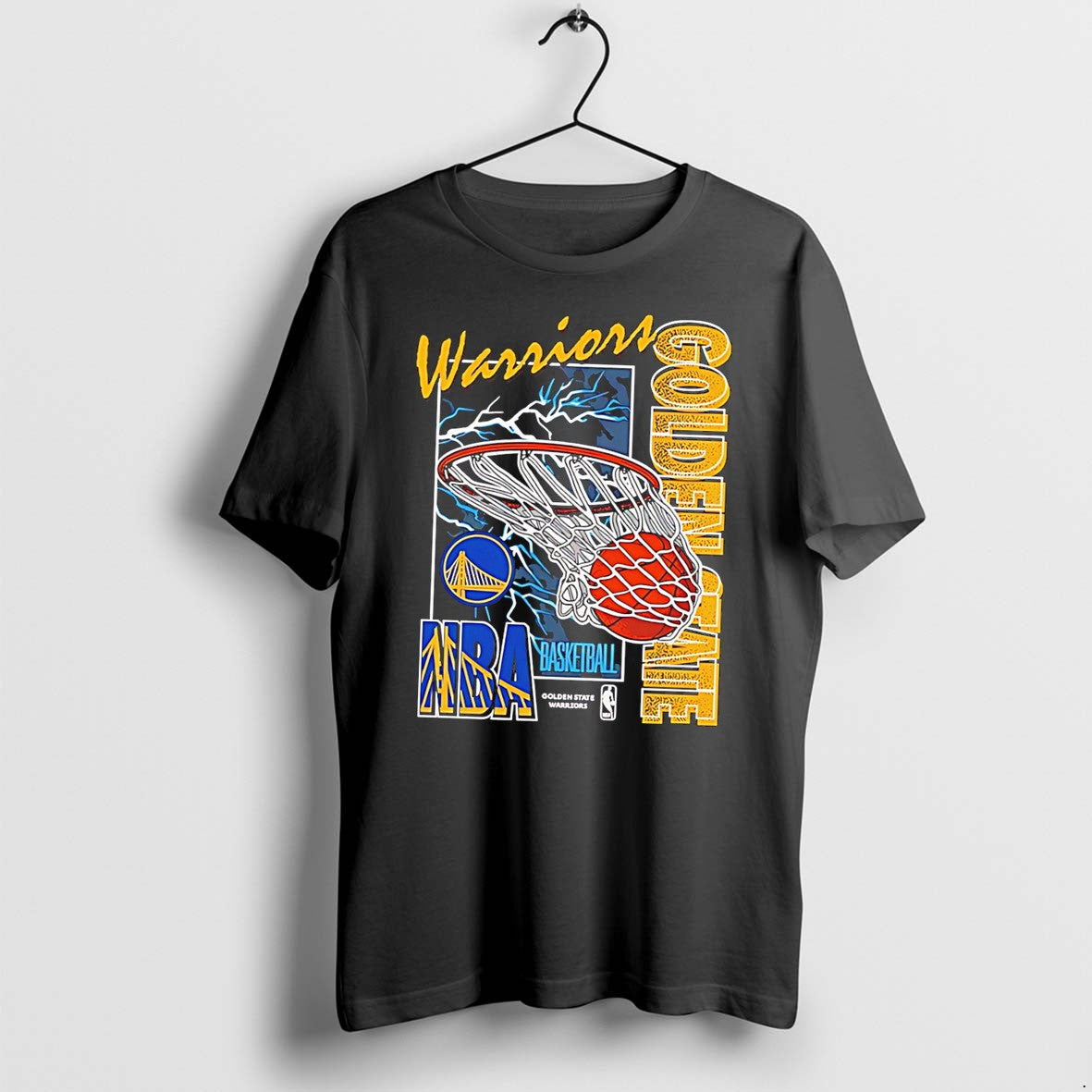 Original Mitchell And Ness Golden State Warriors Basketball Graphic Tee Tshirts