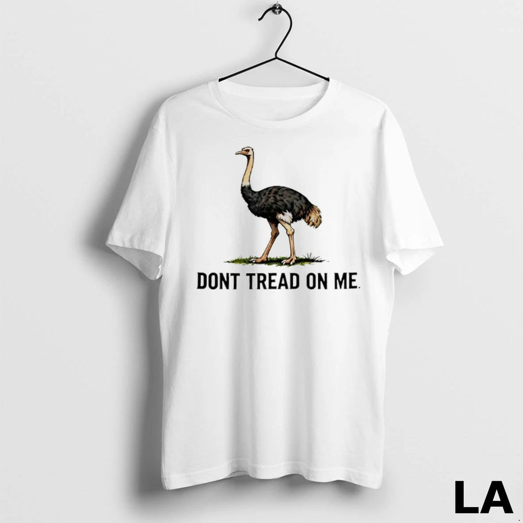 Original Ostrich Dont Tread On Me Parody Logo