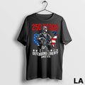 Original Patriotic Usa Army 250 Years Of Defending Liberty Since 1775