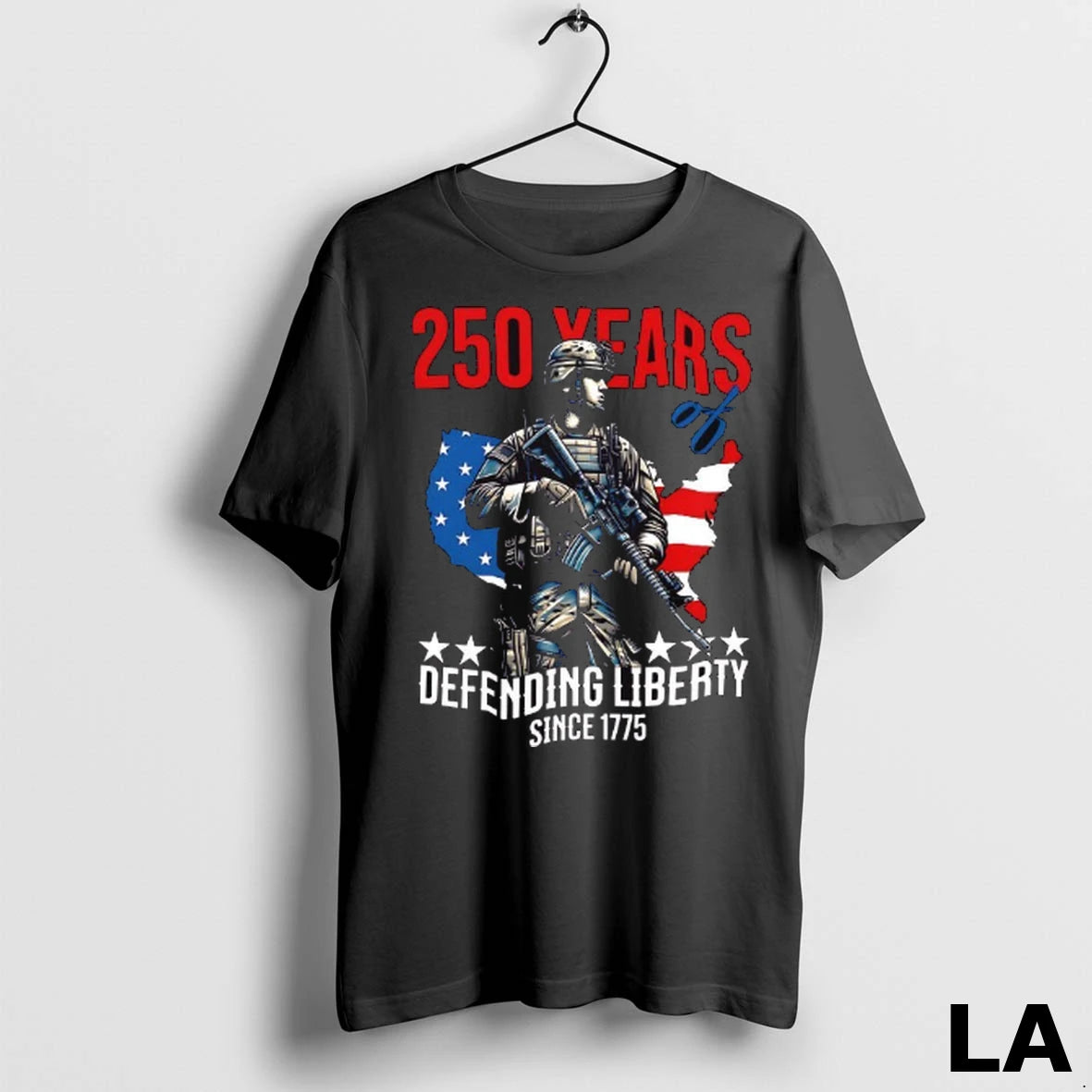 Original Patriotic Usa Army 250 Years Of Defending Liberty Since 1775