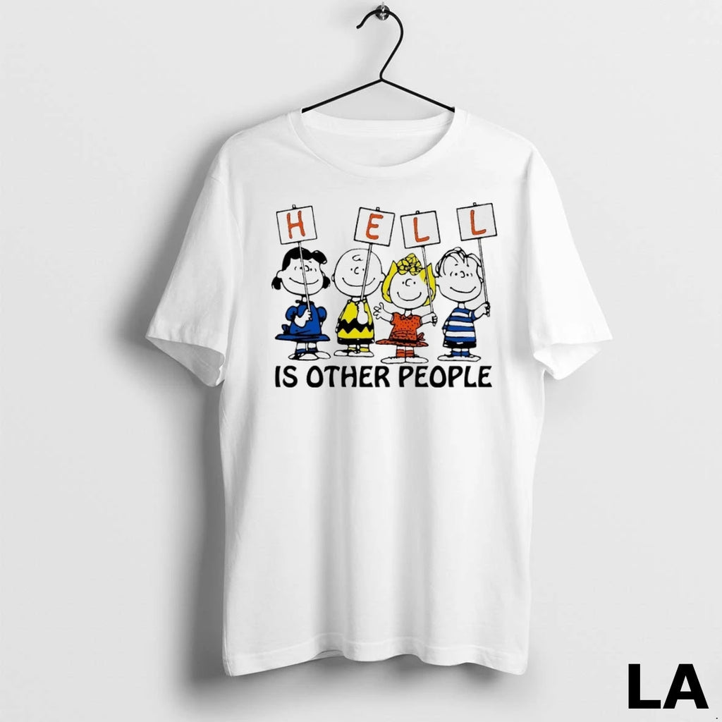 Original Peanuts Characters Hell Is Other People
