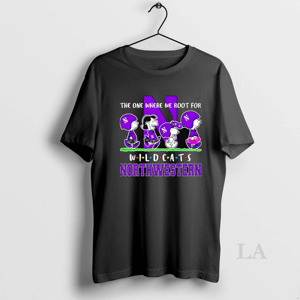 Original Peanuts Characters The One Where We Root For Northwestern Wildcats Friends