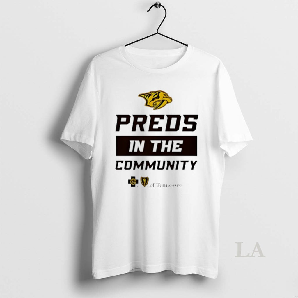 Original Preds In The Community Nashville Predators Logo