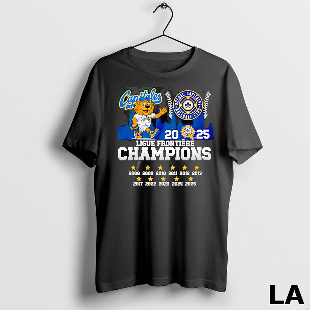 Original Quebec Capitales 2025 Ligue Frontiere Champions Mascot