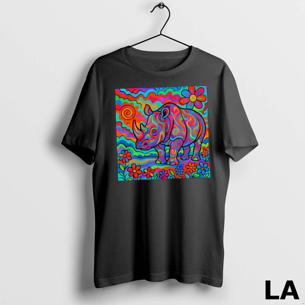Original Rainbow Rhino Art Style