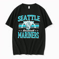 Original Seattle Mariners Baseball American League Triangle Logo Tshirts Jpg
