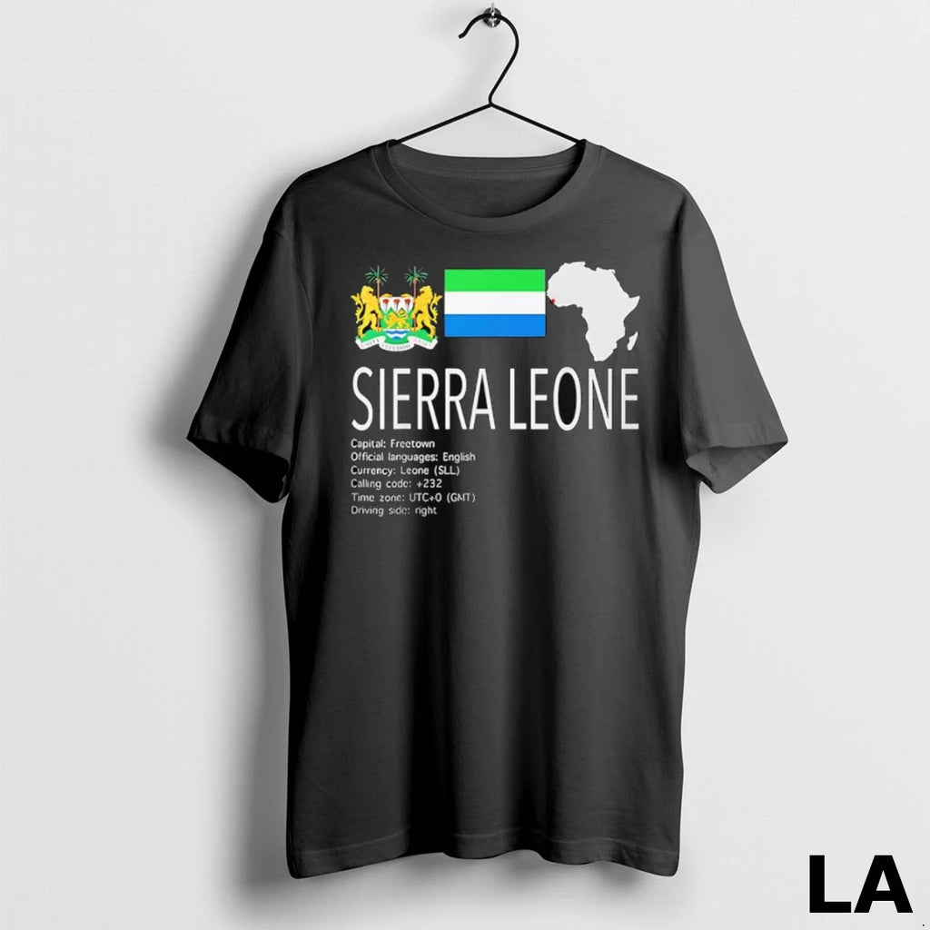 Original Sierra Leone Logo Flag And Map